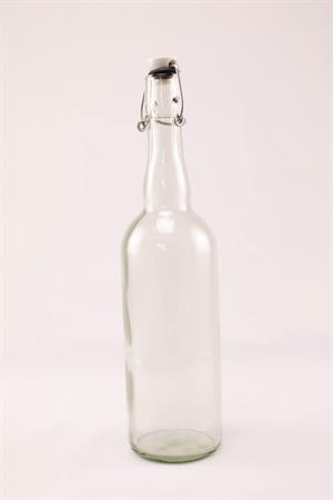 Flaske med patentprop fremstillet af porcelæn, 0,75 liter, 1 stk